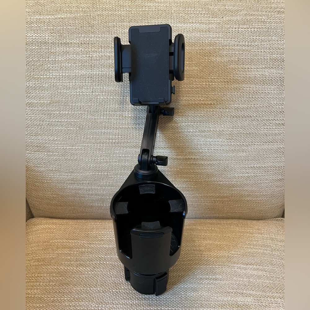 Car cup holder cell phone holster